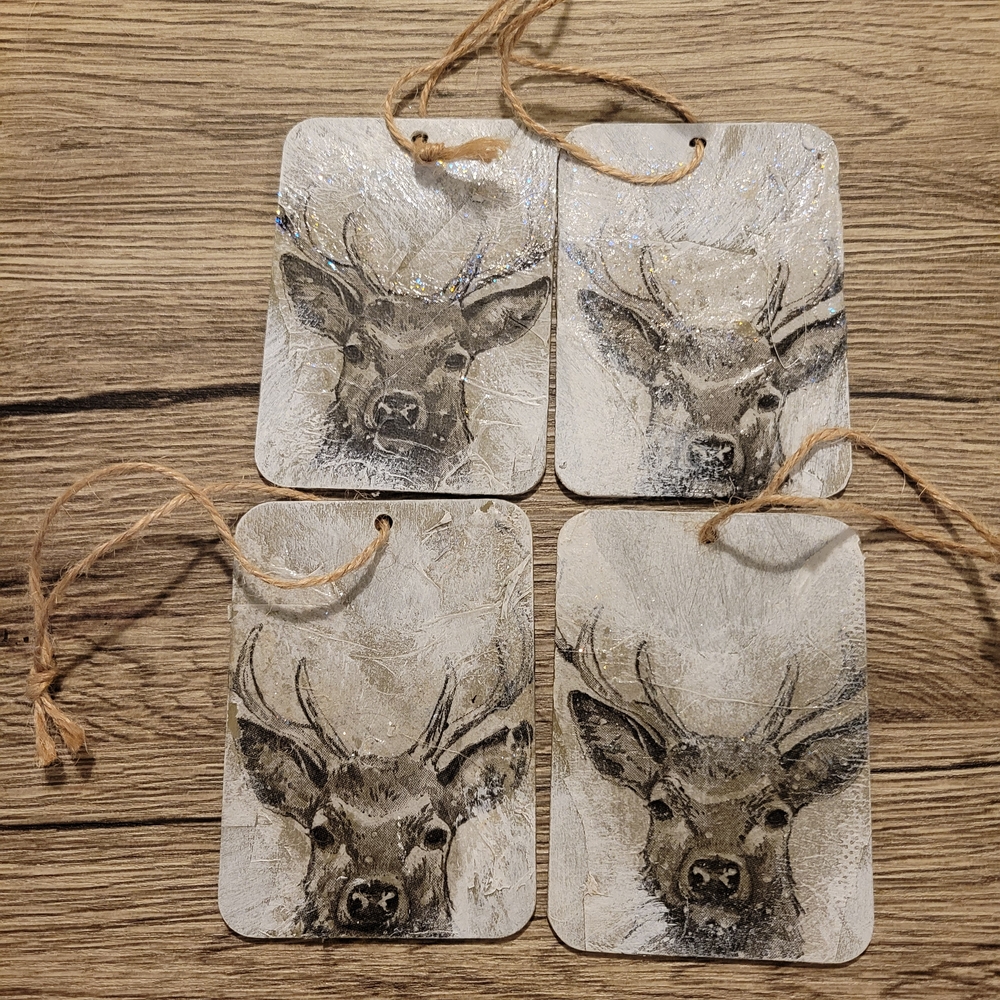 Rustic Deer Gift Tags Set